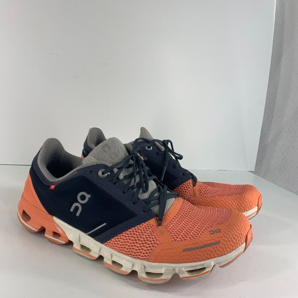 On Running Women's Sneakers - Orange and Navy